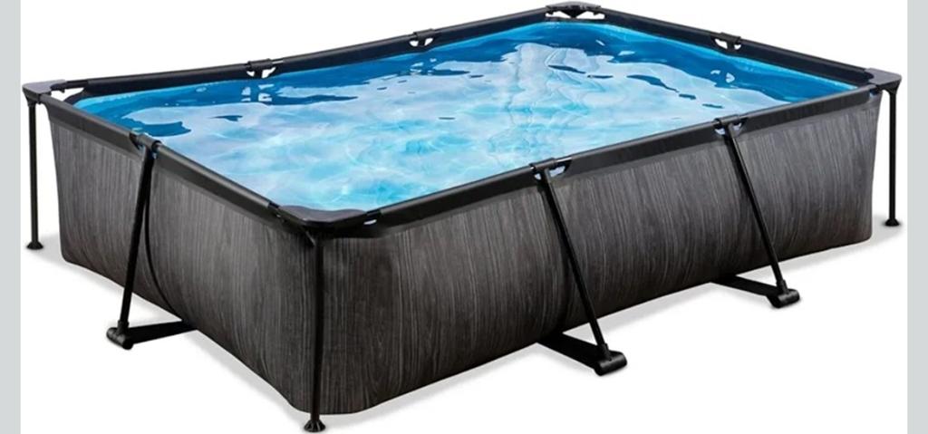 2x Exit pool 2 x 3 meter, 1 overkapping en accessoires, Tuin en Terras, Zwembaden, Ophalen, Minder dan 80 cm, Minder dan 200 cm
