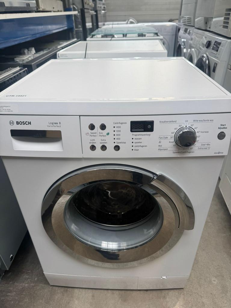 Bosch Wasmachine schoon garantie bezorging, 1200 tot 1600 toeren, 10 kg of meer, Ophalen of Verzenden, Zo goed als nieuw