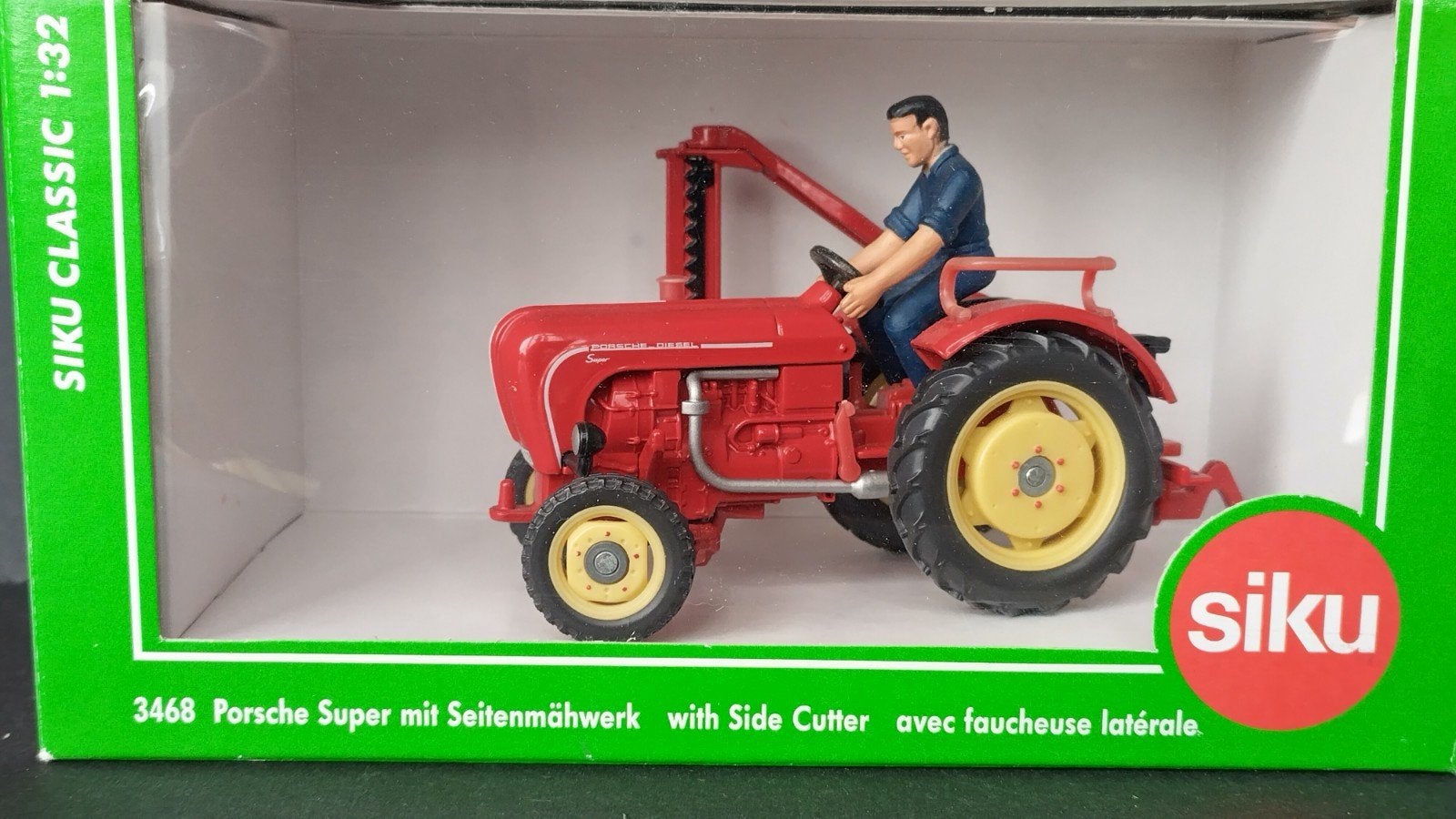 Porsche Super Tractor 1:32 Siku Classic Farmer 3468 Pol, SIKU, Verzenden, Tractor of Landbouw, Zo goed als nieuw