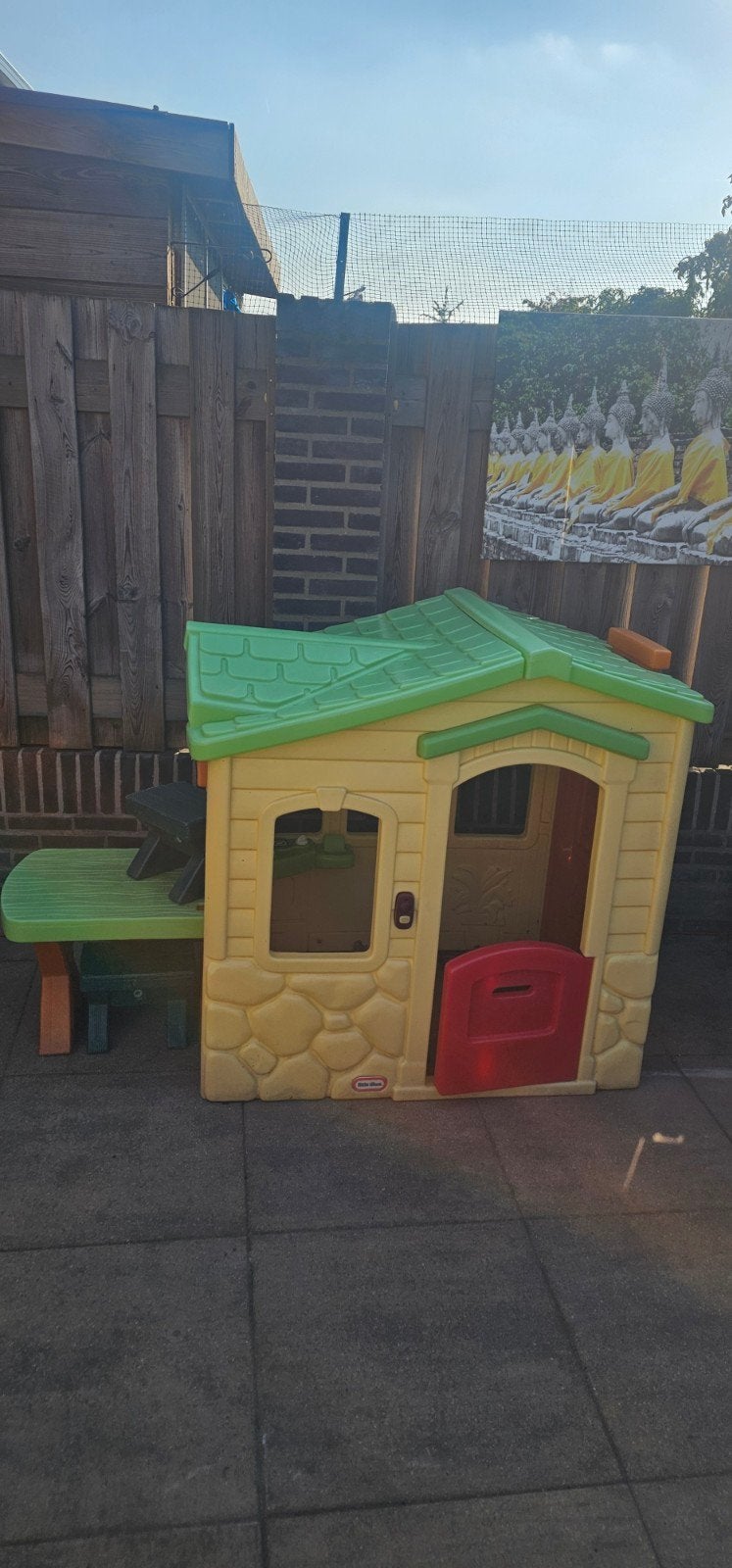 Little Tikes Picknick Speelhuis met Keuken & Picknicktafel, Kinderen en Baby's, Ophalen of Verzenden, Zo goed als nieuw, Kunststof
