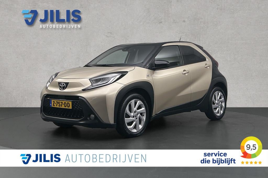 Toyota Aygo X 1.0 VVT-i S-CVT first | Camera | Stoelverwarmi, Auto's, Stof, Gebruikt, LED verlichting, Bruin