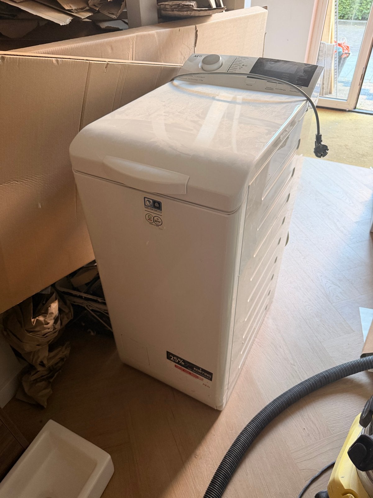AEG Bovenlader Wasmachine - ZGAN, Witgoed en Apparatuur, Wasmachines, 6 tot 8 kg, Bovenlader, Ophalen of Verzenden, Wolwasprogramma