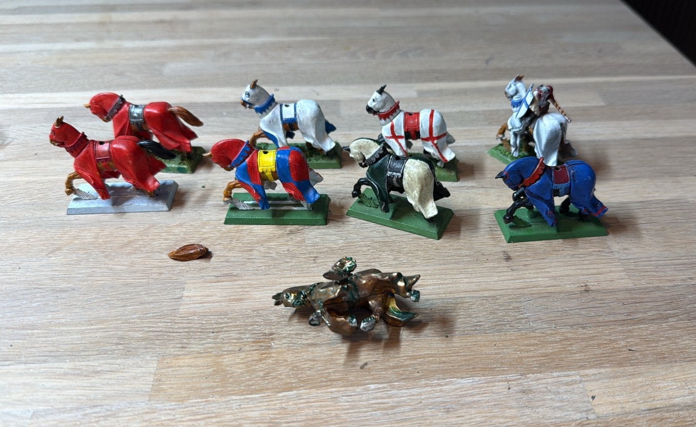 Warhammer paarden, Ophalen of Verzenden, Zo goed als nieuw, Warhammer