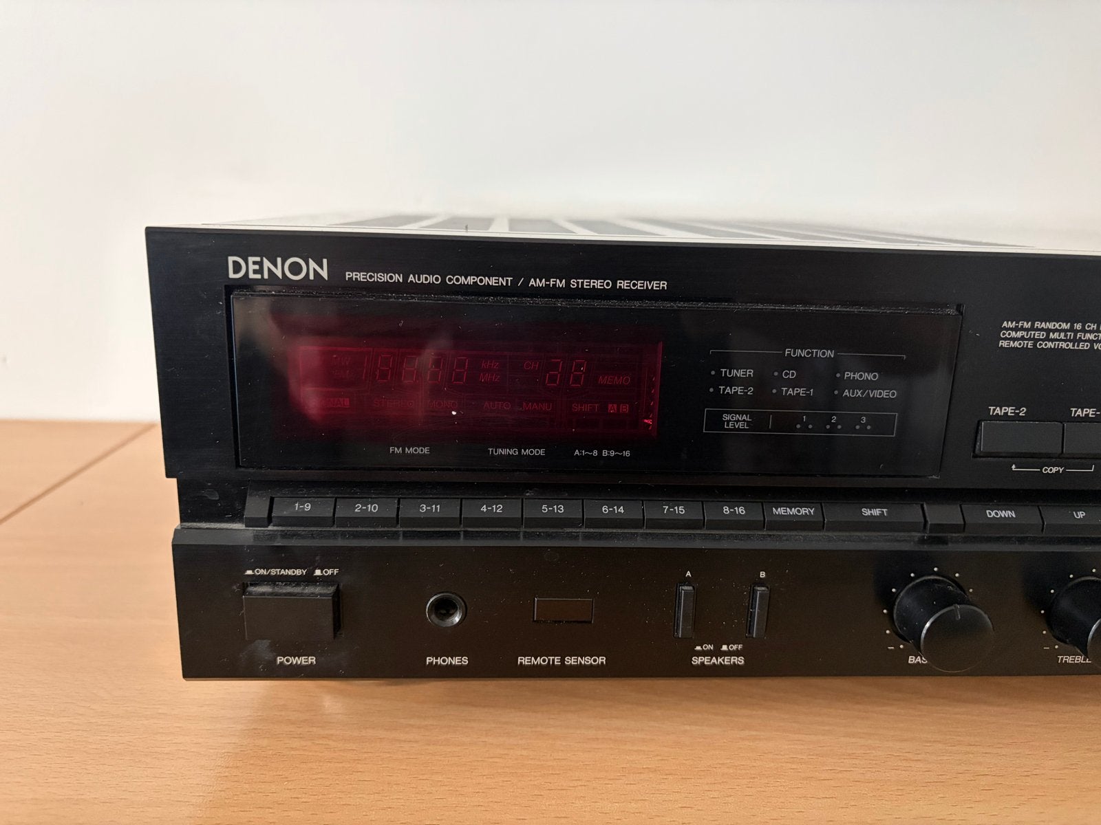 Denon DRA-625R Receiver - Solide geluidskwaliteit, Ophalen of Verzenden, Zo goed als nieuw