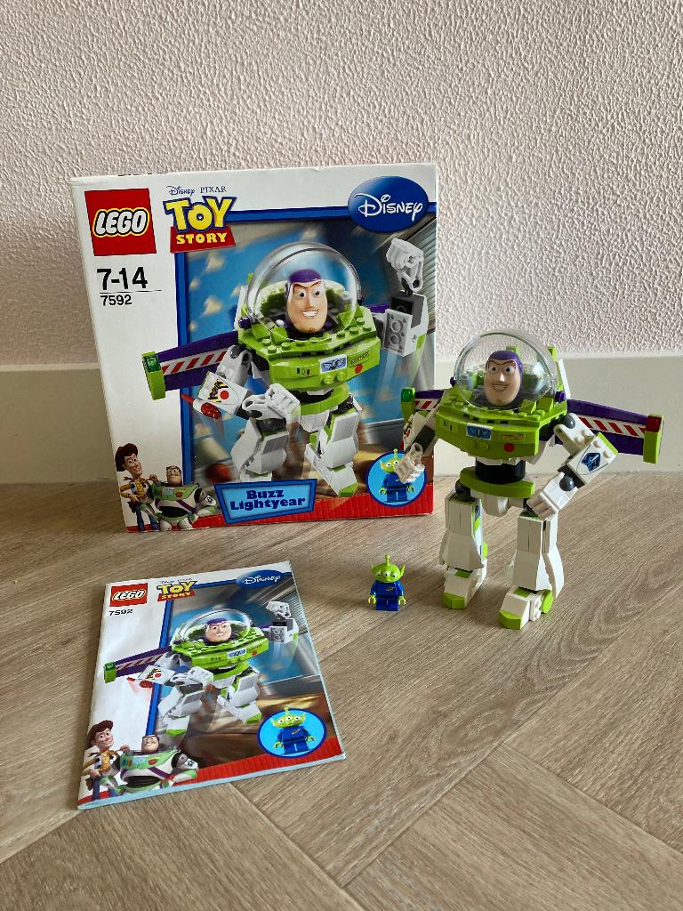 Lego 7592 BuZz Lightyear Toy Story Compleet met doos en boek, Compleet, Gebruikt, Lego, Ophalen of Verzenden