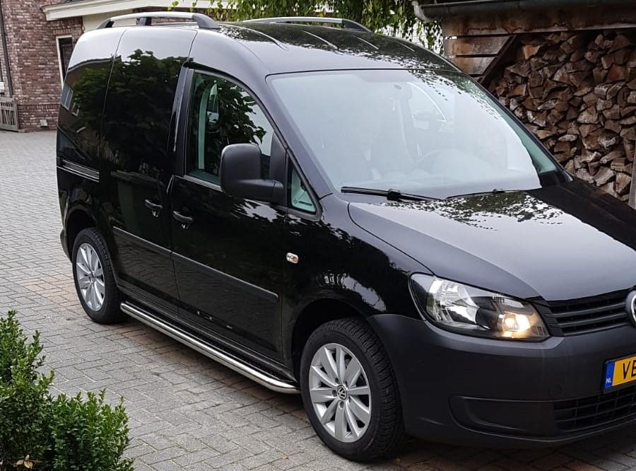 VW Caddy Sidebars met rvs trede, Niet ingevuld, Niet ingevuld, Niet ingevuld