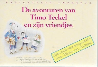 Avonturen van Timo Teckel en vriendjes -ansichtkaartenboekje, Ophalen of Verzenden, Gelezen