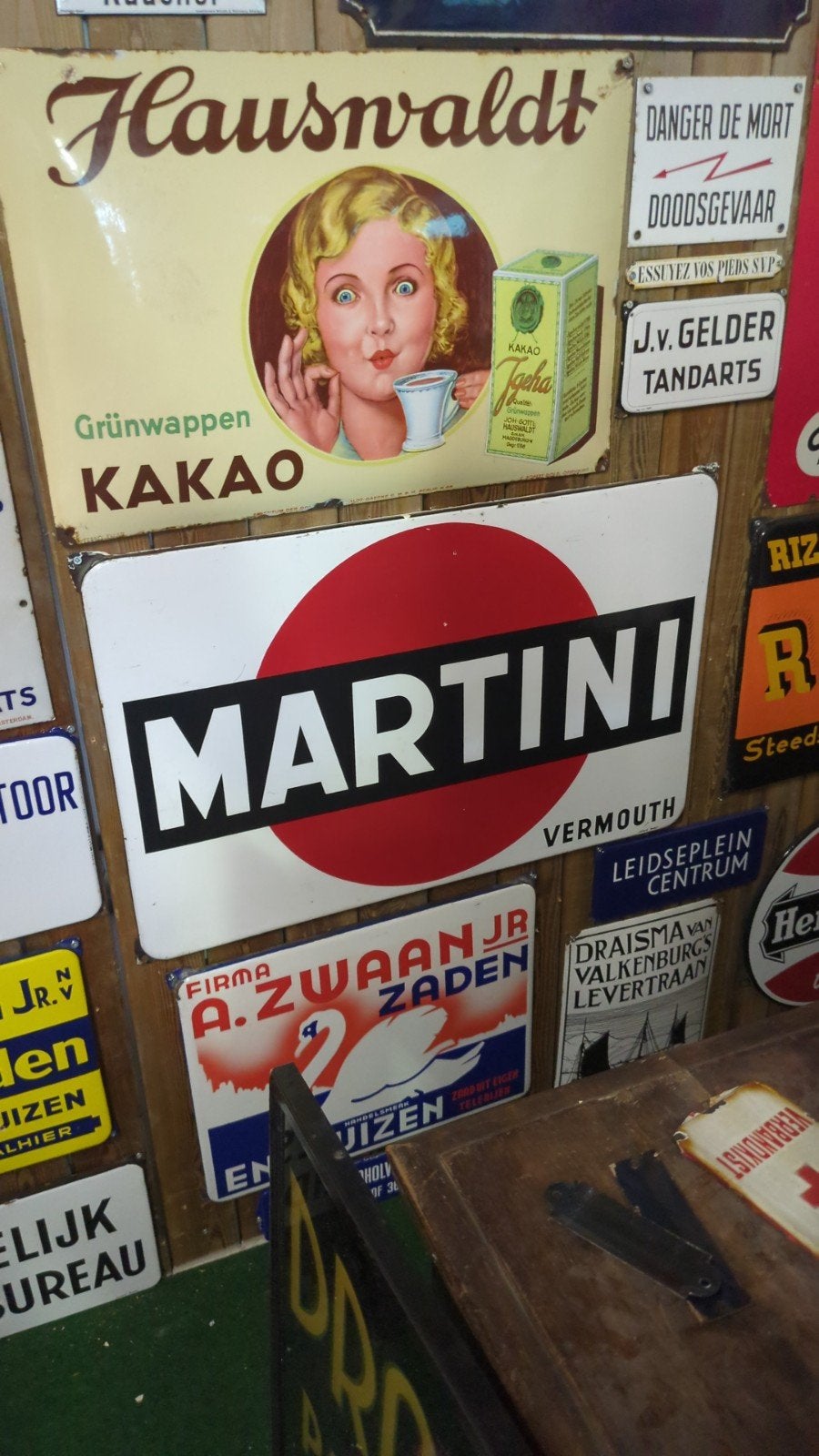 emaille reclamebord te koop/ruil, Ophalen of Verzenden