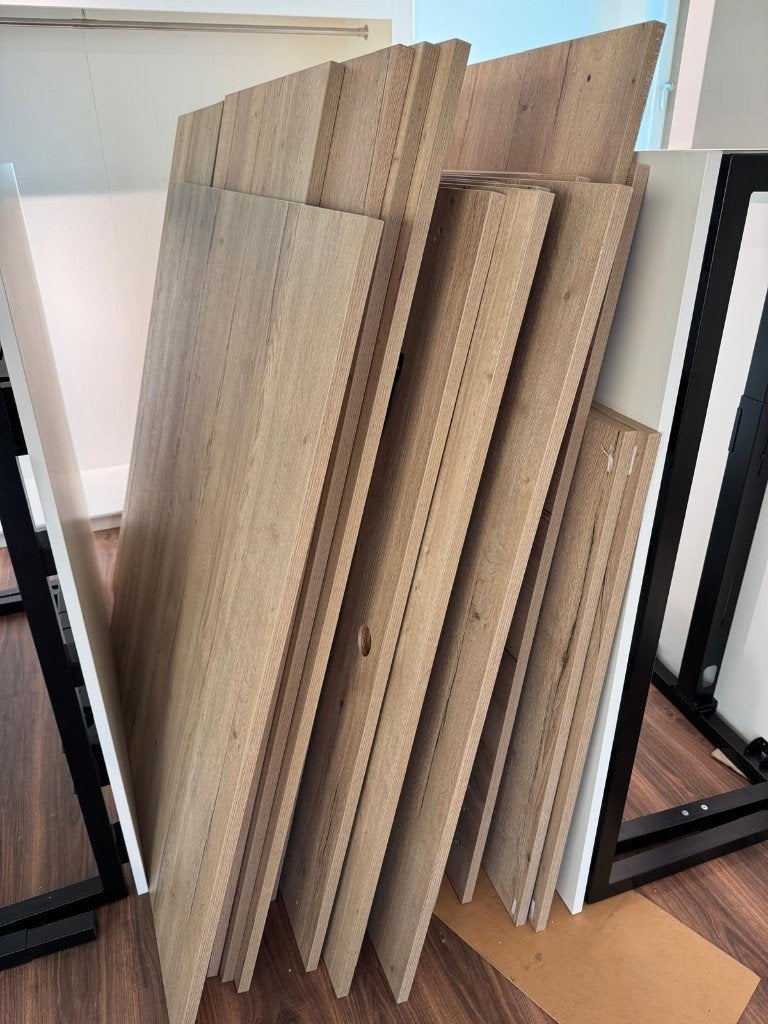 Gratis afhalen: 7 bureaubladen van 160x160, Ophalen, Overige typen, 160 cm, Spaanplaat of MDF