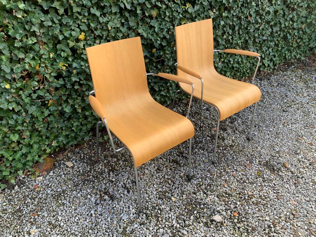 Asia Uno; design stoelen van Crassevig, Ophalen, Zo goed als nieuw, Hout