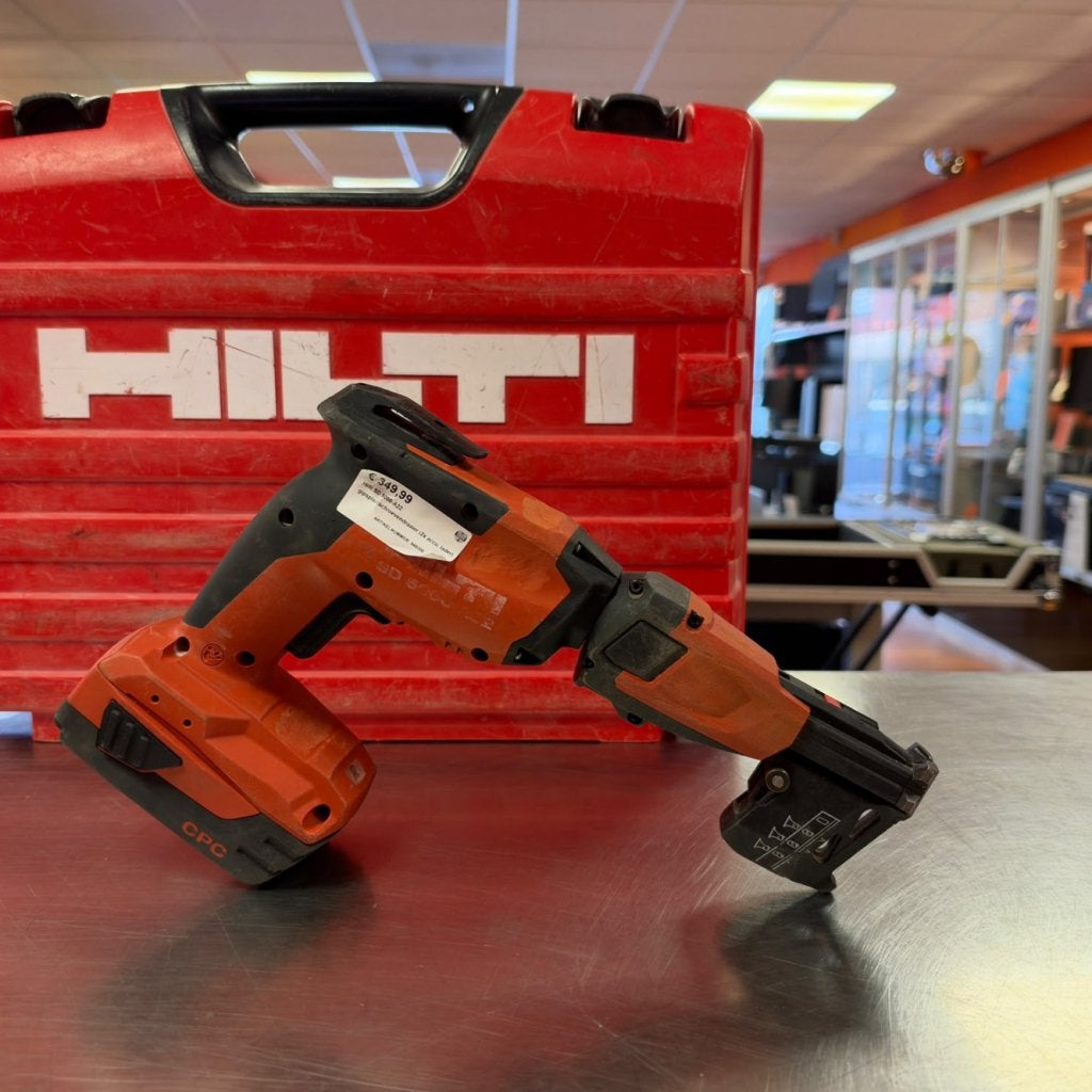 Hilti SD 5000-A22 gipsplaatschroevendraaier (2x accu, lader), Doe-het-zelf en Verbouw, Hilti, Zo goed als nieuw, Support@hilti.com