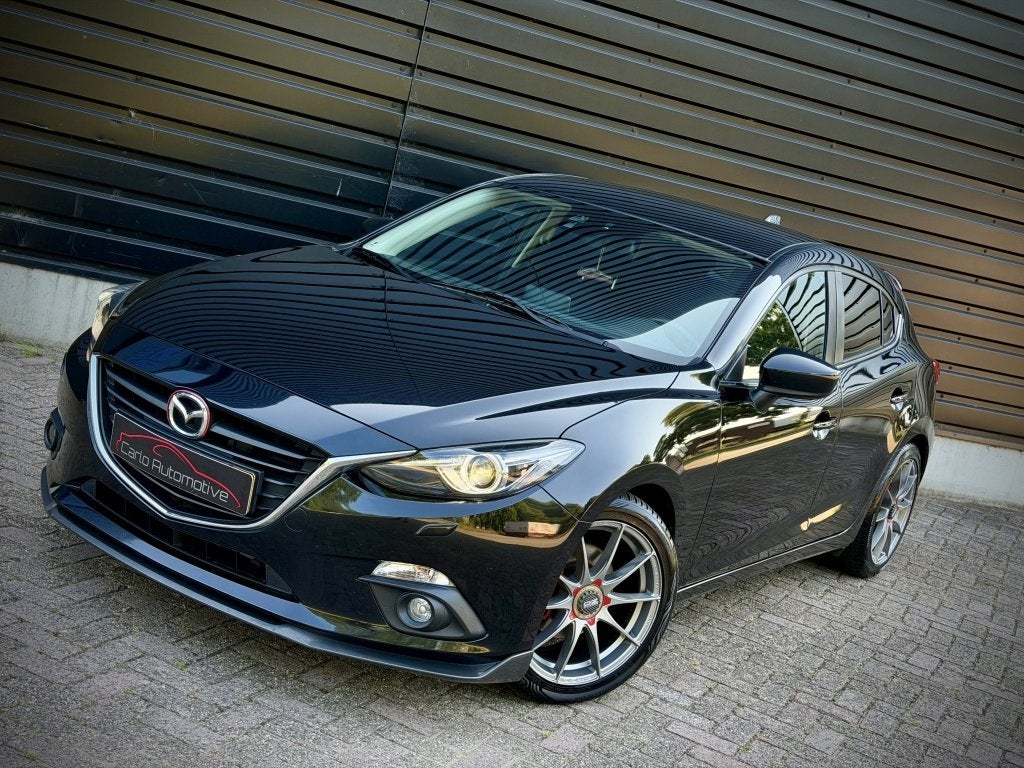 Mazda 3 2.0 TS+ NAVI|BLINDSPOT|STOELVERW|XENON|CLIMA, Auto's, Mazda, Automatische klimaatregeling, Gebruikt, 4 cilinders, Zwart