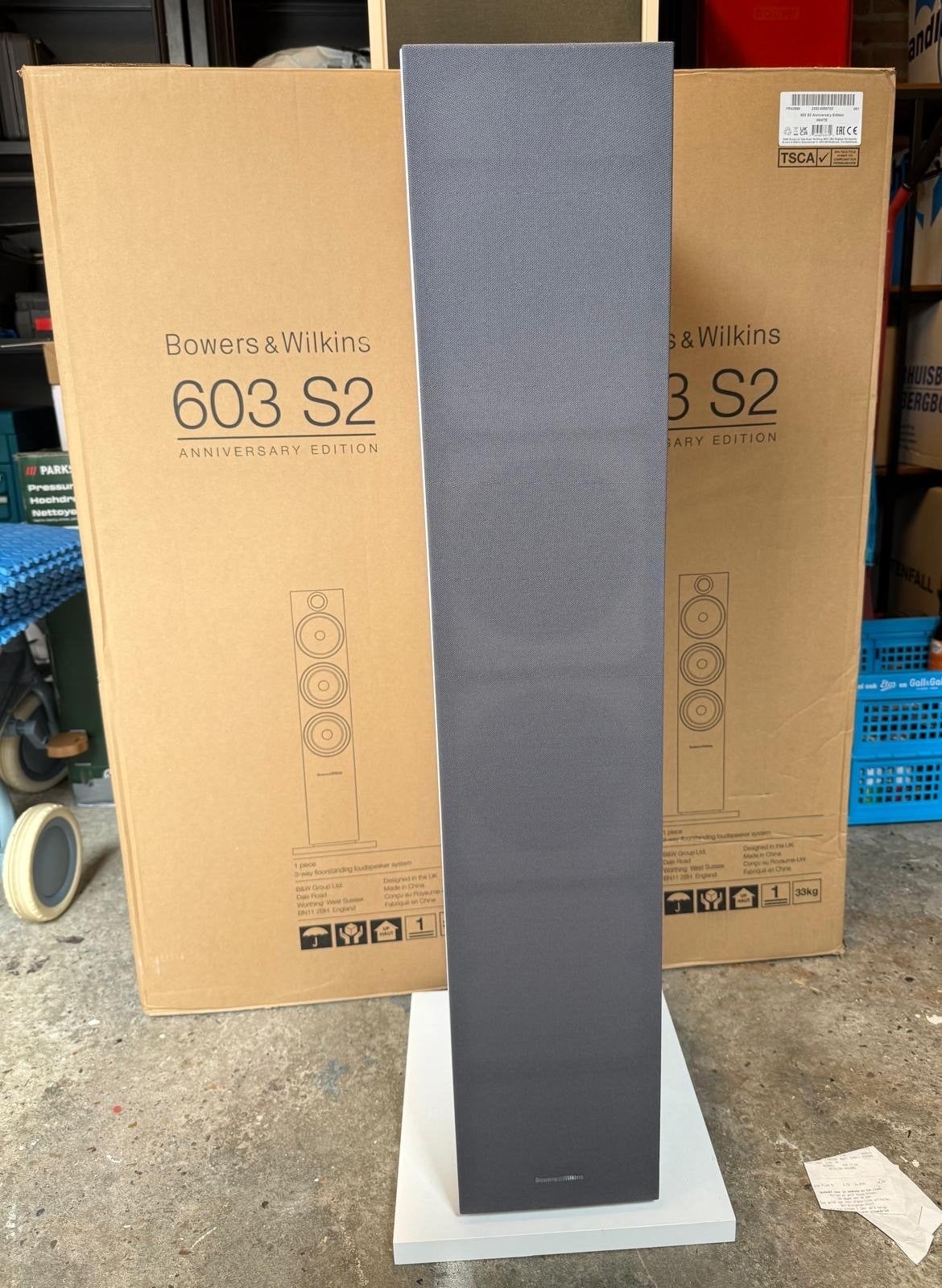 Bowers & Wilkins 603 S2 Anniversary Edition Vloerstaand, Audio, Tv en Foto, Luidsprekers, Vloerstaande luidspreker, Zo goed als nieuw