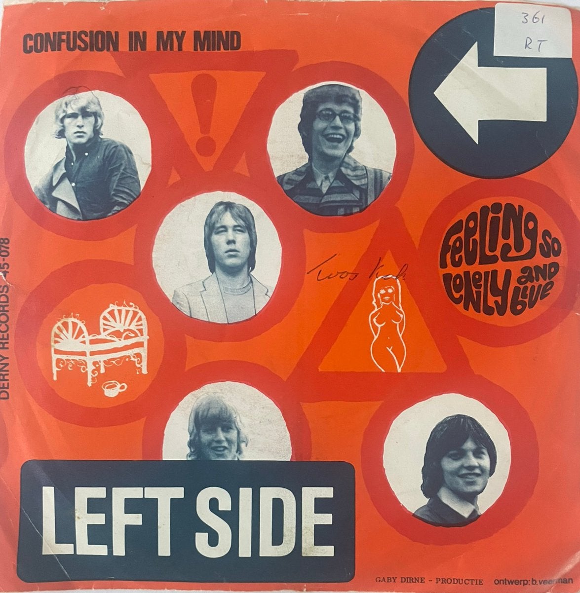 Left Side - Confusion in my mind, Cd's en Dvd's, Vinyl Singles, Ophalen of Verzenden, Gebruikt, Pop