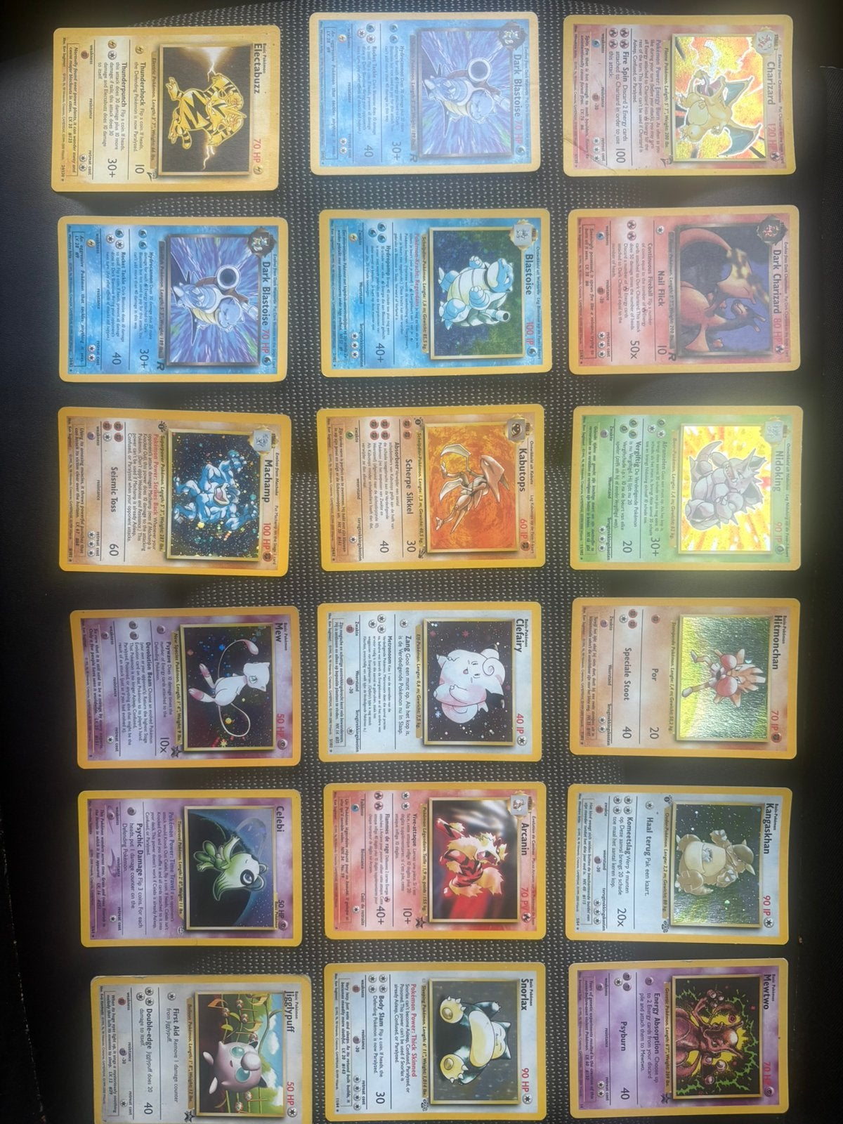ZELDZAME VINTAGE POKEMON KAARTEN GOED TOT ZEER GOEDE STAAT, Ophalen of Verzenden, Zo goed als nieuw, Meerdere kaarten