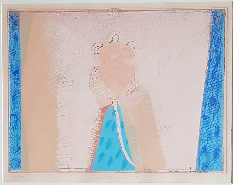 Co Westerik (1924) Kleur Zeefdruk " Geboorte III " Ges Gen, Zeefdruk, Gelimiteerde oplage, Overige onderwerpen, Ophalen of Verzenden