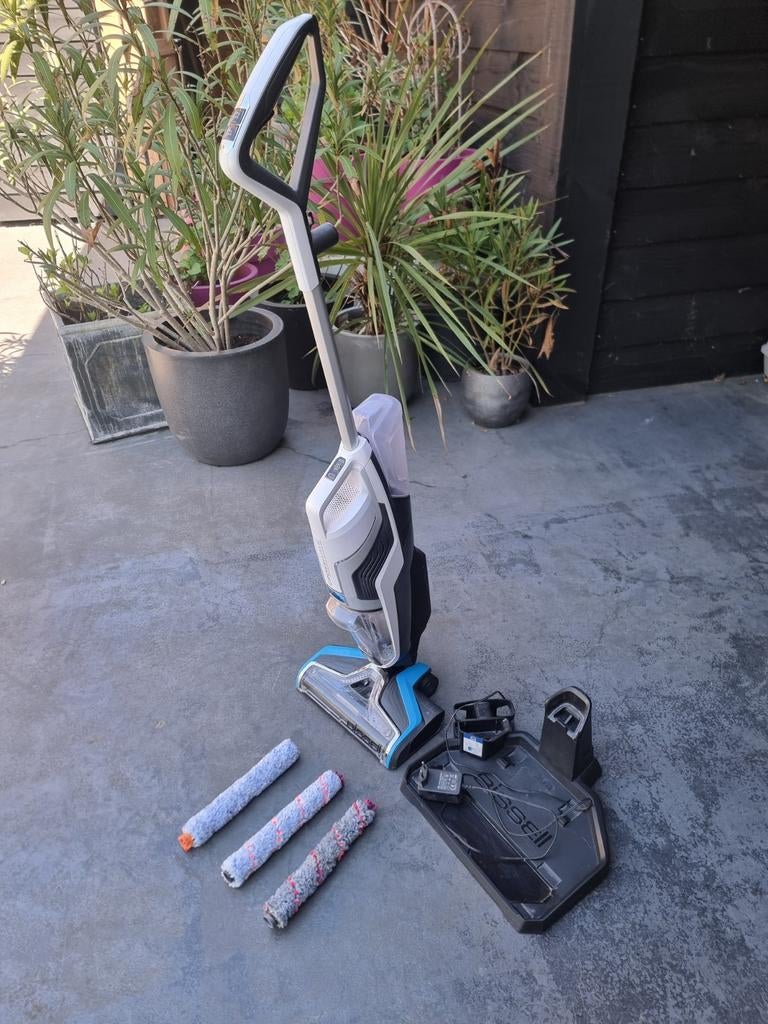 Bissell CrossWave Cordless Advanced nat- en droogzuiger, Ophalen of Verzenden, Zo goed als nieuw, Waterstofzuiger, Reservoir