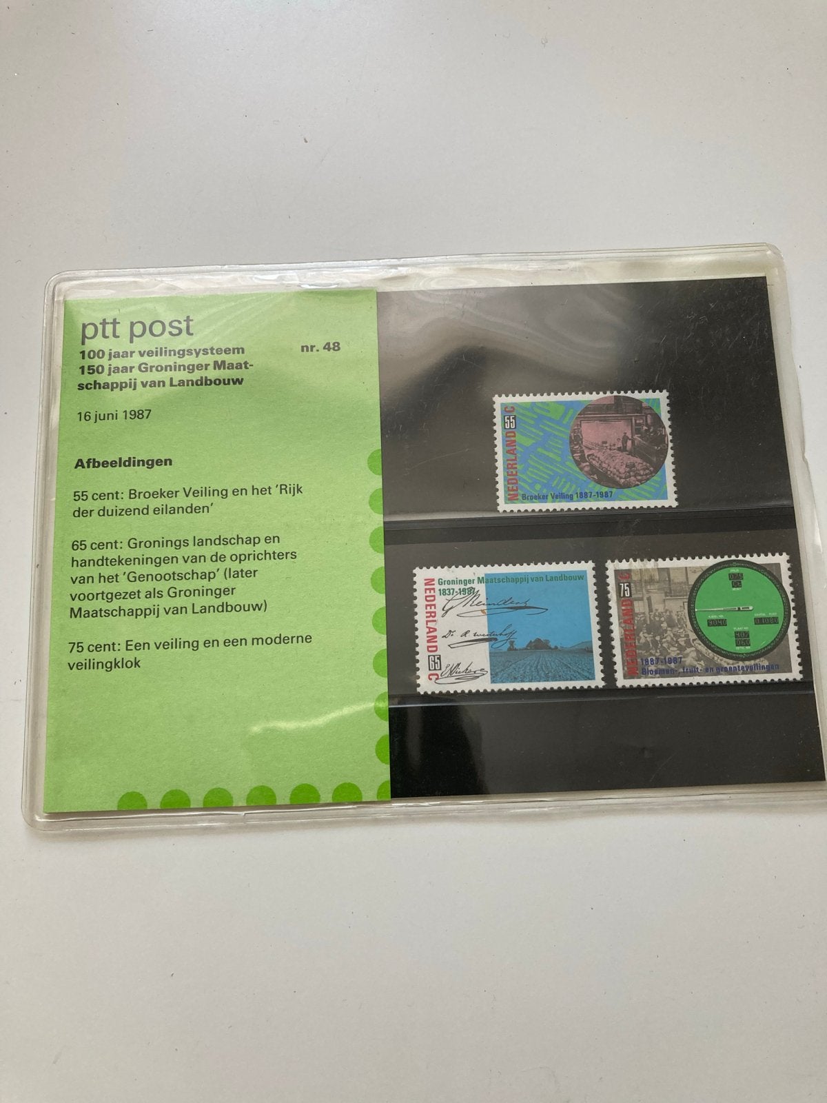 PTT Post Postzegels - 150 jaar Groninger Maatschappij, Ophalen of Verzenden, Na 1940, Postfris