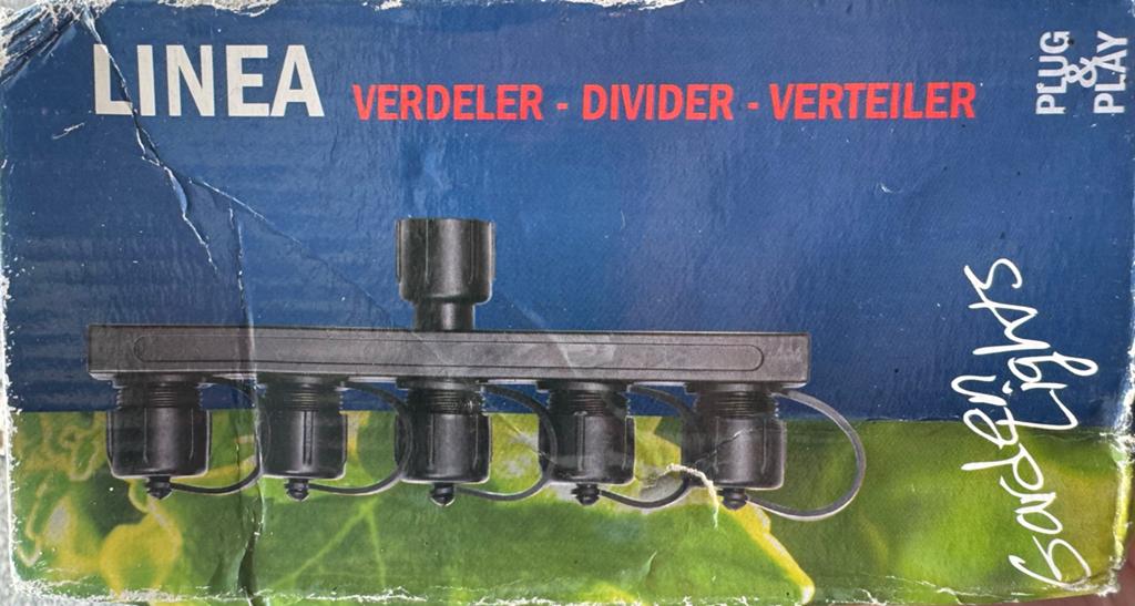Garden Lights / Techmar Linea kabelverdeler 12V, Tuin en Terras, Ophalen of Verzenden, Nieuw, Netvoeding, Minder dan 50 watt
