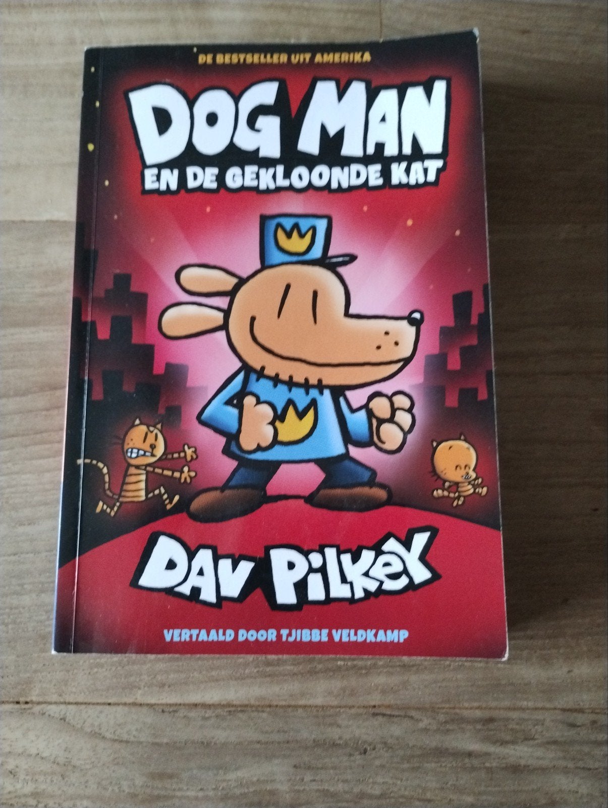 Dog Man en de Gekloonde Kat - Dav Pilkey, Ophalen, Zo goed als nieuw, Dav Pilkey, Fictie algemeen
