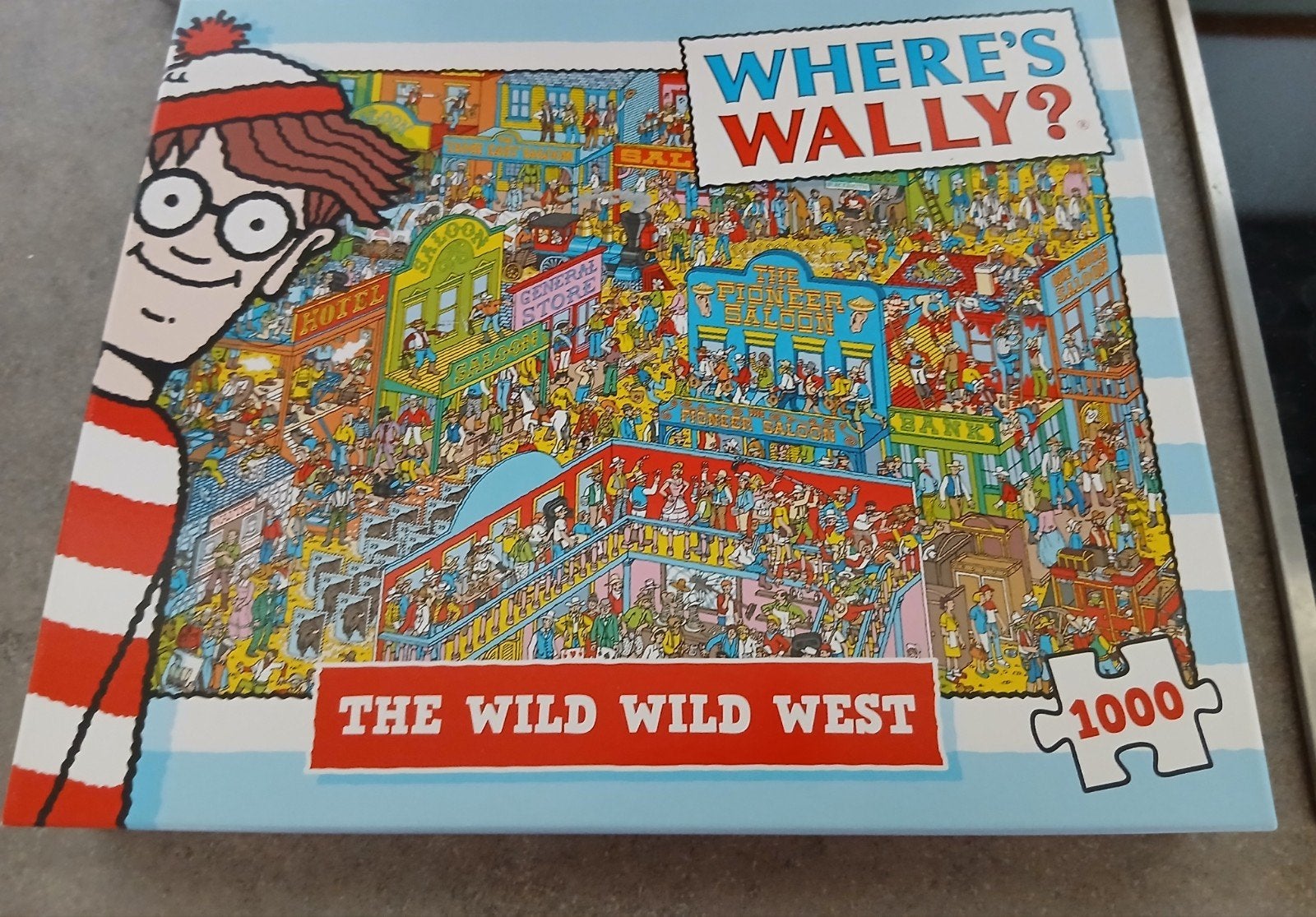 Waar is Wally? Het Wilde Westen Legpuzzel 1000 stukjes, Ophalen of Verzenden, 500 t/m 1500 stukjes, Zo goed als nieuw, Legpuzzel