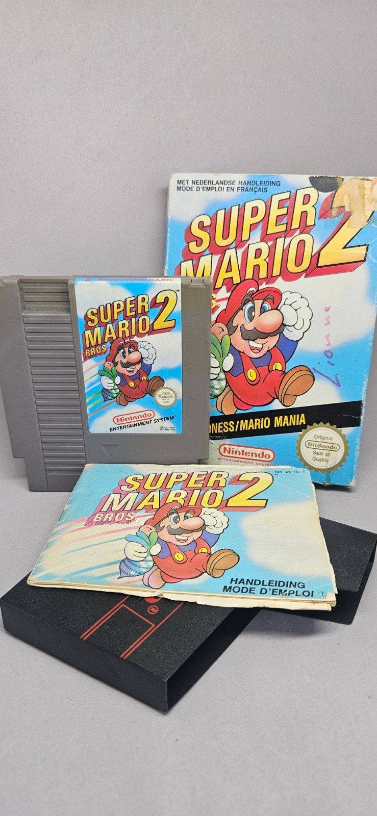 Super Mario Bros 2 NES Compleet met Handleiding, Spelcomputers en Games, Gebruikt, 1 speler, Ophalen of Verzenden, Vanaf 3 jaar