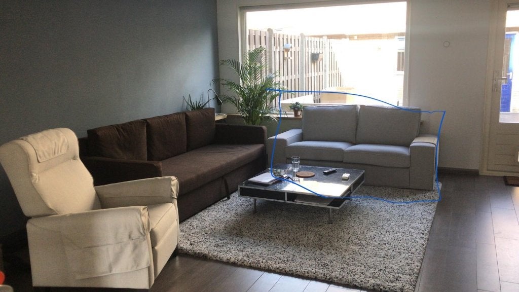 2 seater as new Ikea Couch for sale, Huis en Inrichting, Banken | Bankstellen, Ophalen, Overige materialen, Gebruikt, Hoekbank