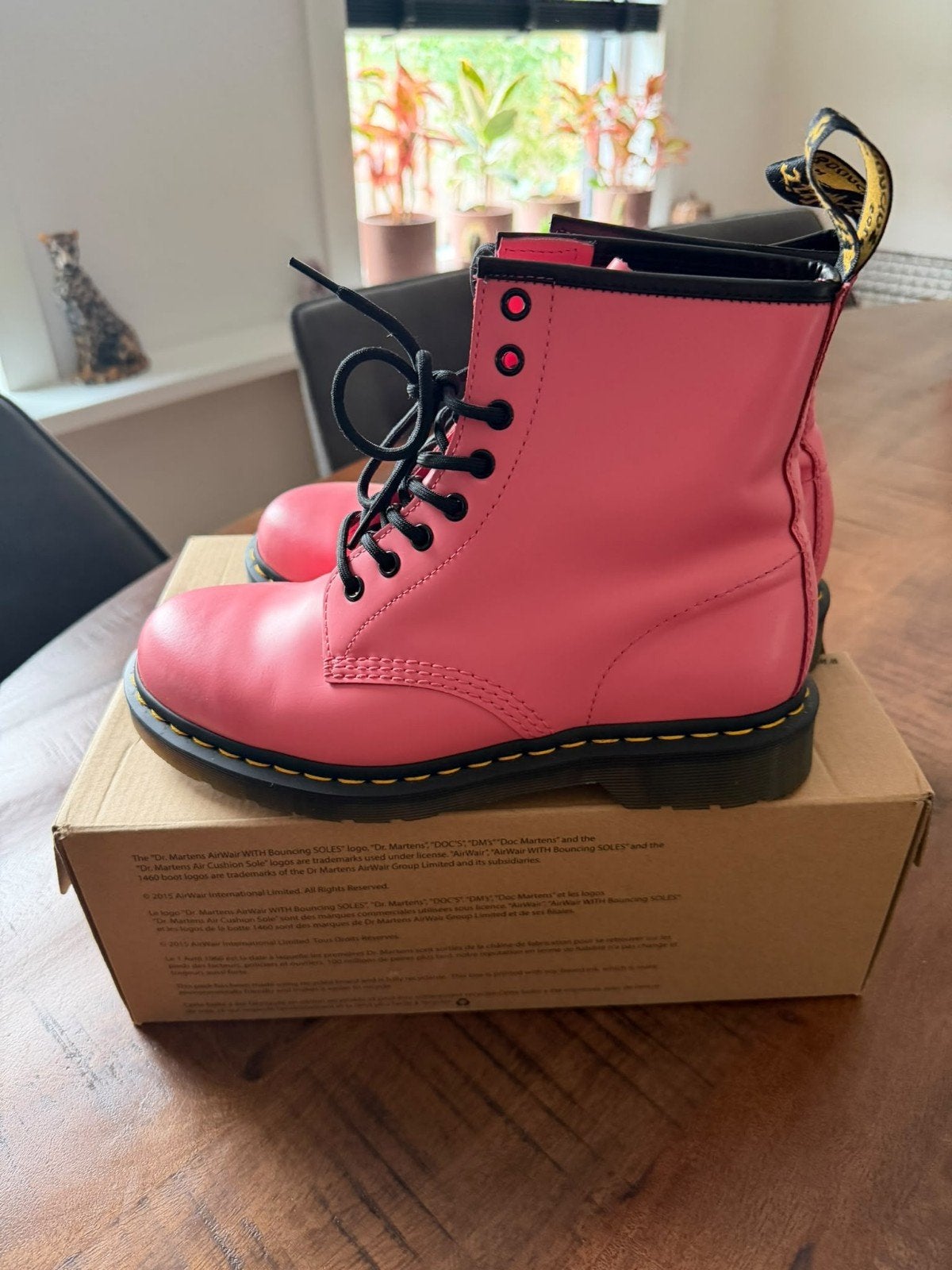 Dr. Martens 1460 Smooth Leer Laarzen - Roze, Kleding | Dames, Ophalen, Lage of Enkellaarzen, Roze, Dr. Martens