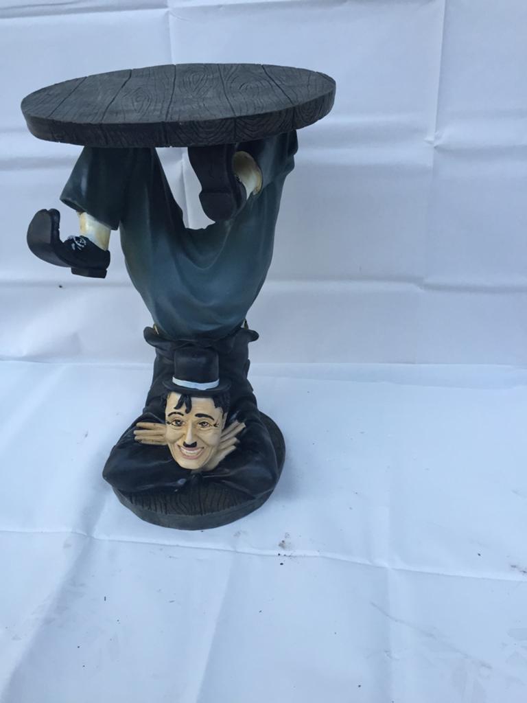 Polyester Charlie Chaplin bijzettafel ca. 45 cm, Verzamelen, Ophalen of Verzenden