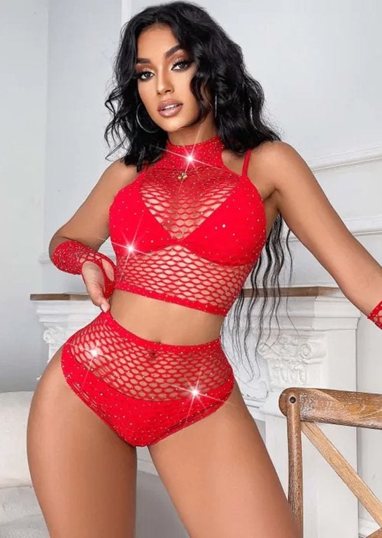 TOP EN SLIP, Ophalen of Verzenden, Nieuw, Rood, Korte mouw