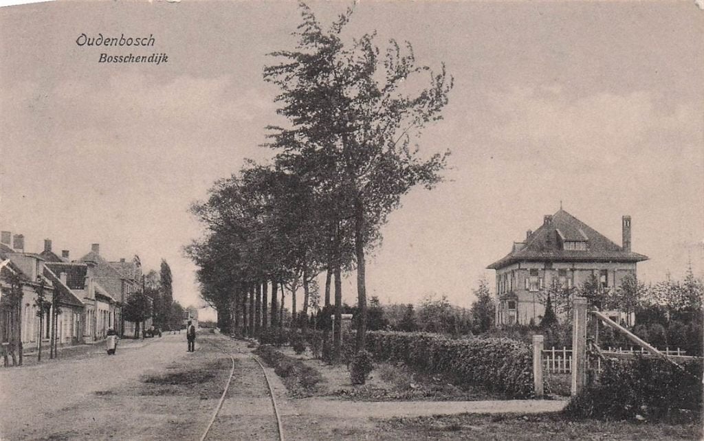 703-154-017 Oudenbosch Bosschendijk, Verzamelen, Ansichtkaarten | Nederland, Verzenden, Voor 1920, Noord-Brabant