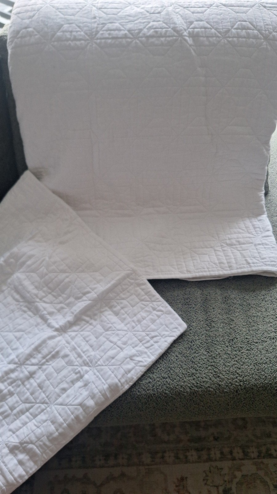 Sleep Time Bedsprei lits-jumeaux en 2 slopen  li, Ophalen, Lits-jumeaux, Wit, Zo goed als nieuw