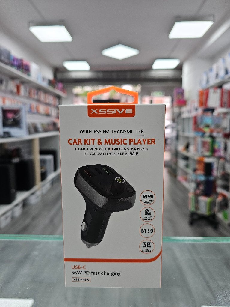 Trassmitter MP3 carkit voor auto, Auto diversen, Carkits, Ophalen of Verzenden, Nieuw
