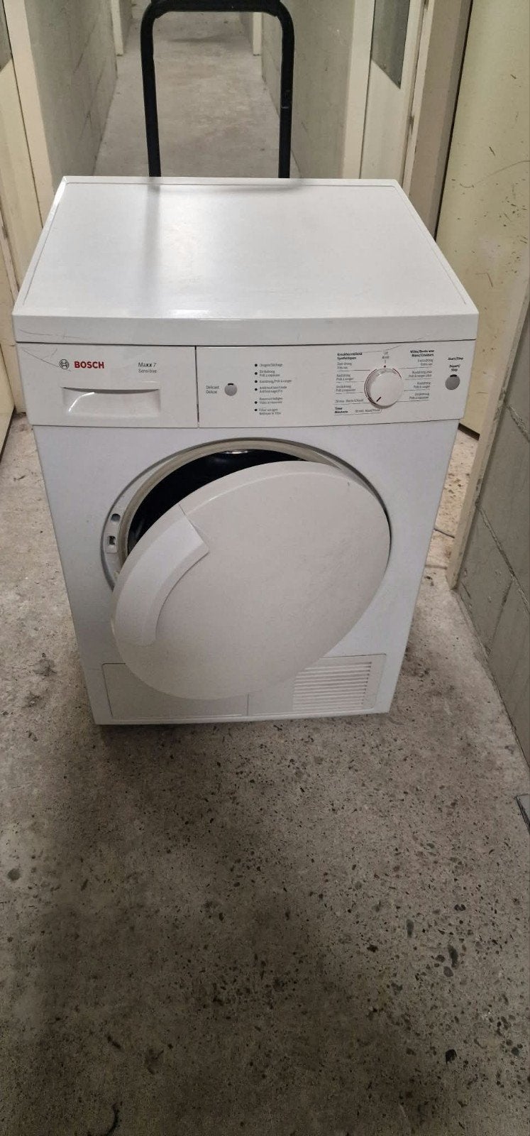 wasdroger Bosch XX7, Ophalen, Gebruikt, Luchtafvoer, 85 tot 90 cm