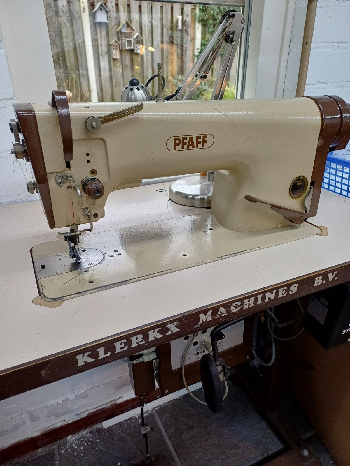 Stikmachine Pfaff voor schoenen en tassen, Ophalen of Verzenden, Naaimachine, Pfaff