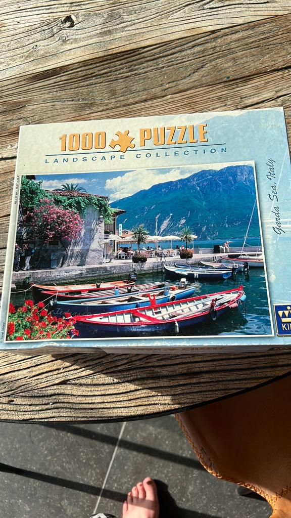 puzzel 1.000 stuks King, Garda sea Italy, Ophalen of Verzenden, Zo goed als nieuw