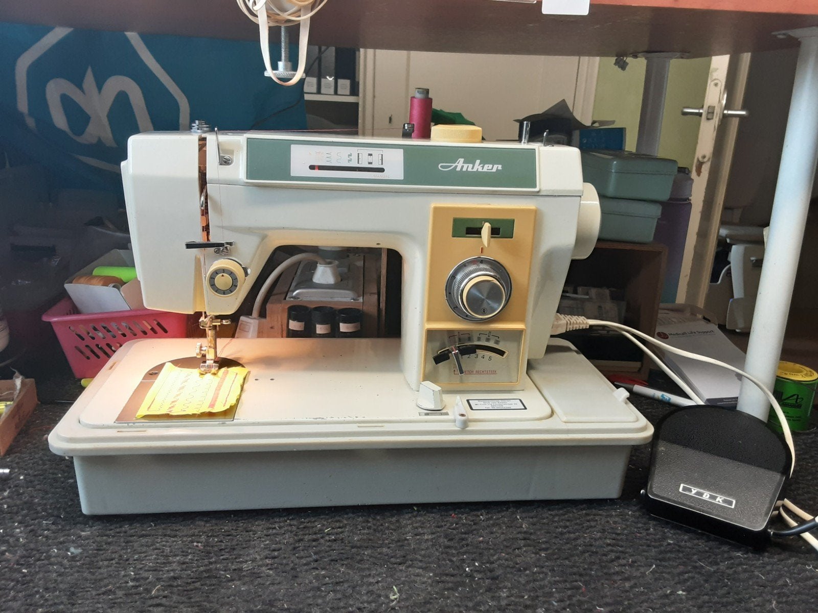 ANKER NAAIMACHINE MODEL 950, Ophalen of Verzenden, Gebruikt, Naaimachine, Overige merken