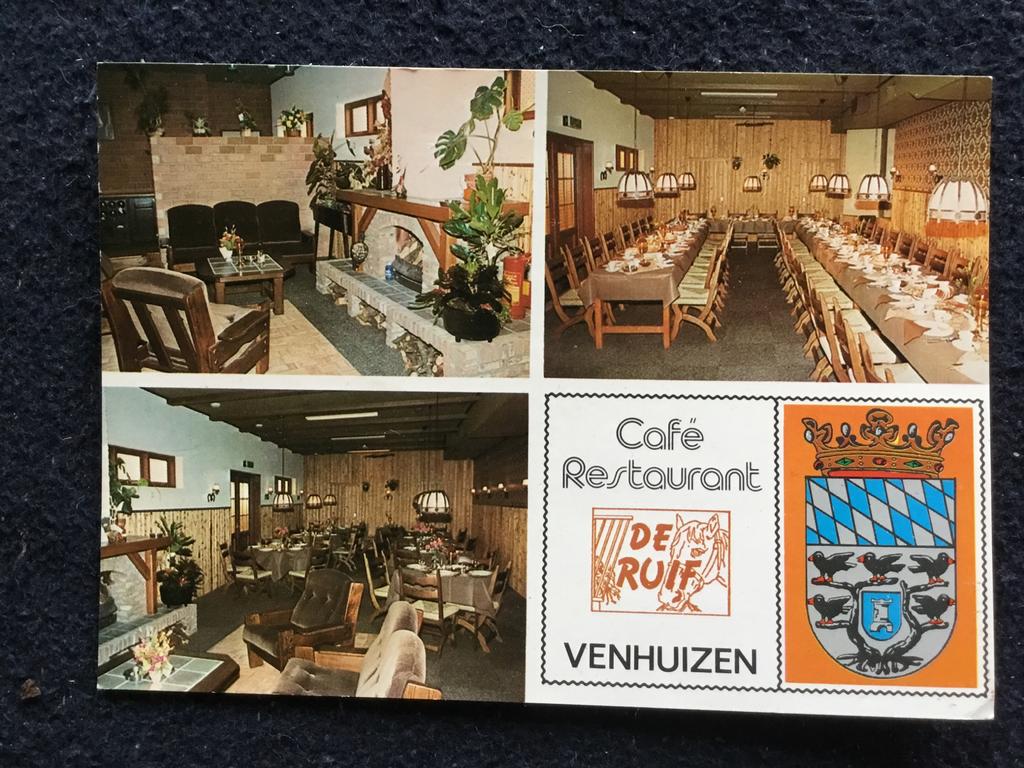 Ansichtkaart Café Restaurant De Ruif Venhuizen (N.H.), Ophalen of Verzenden, 1960 tot 1980, Ongelopen, Noord-Holland