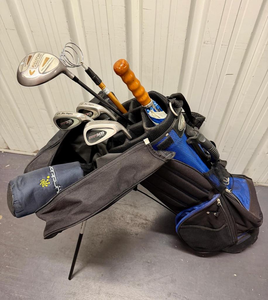 Proline Golftas met Clubs, Paraplu en Reishoes, Ophalen, Gebruikt, Set, Overige merken