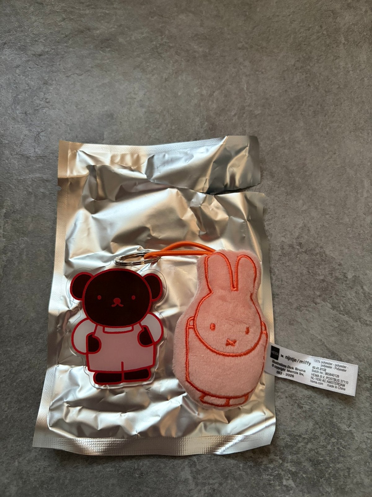 Nijntje (Miffy) sleutelhanger, Verzamelen, Verzenden, Nieuw