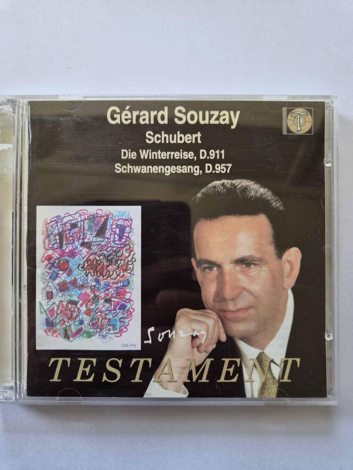 Schubert: Die Winterreise, Schwanengesang - Gérard Souzay CD, Schubert, Ophalen of Verzenden, Zo goed als nieuw, Romantiek