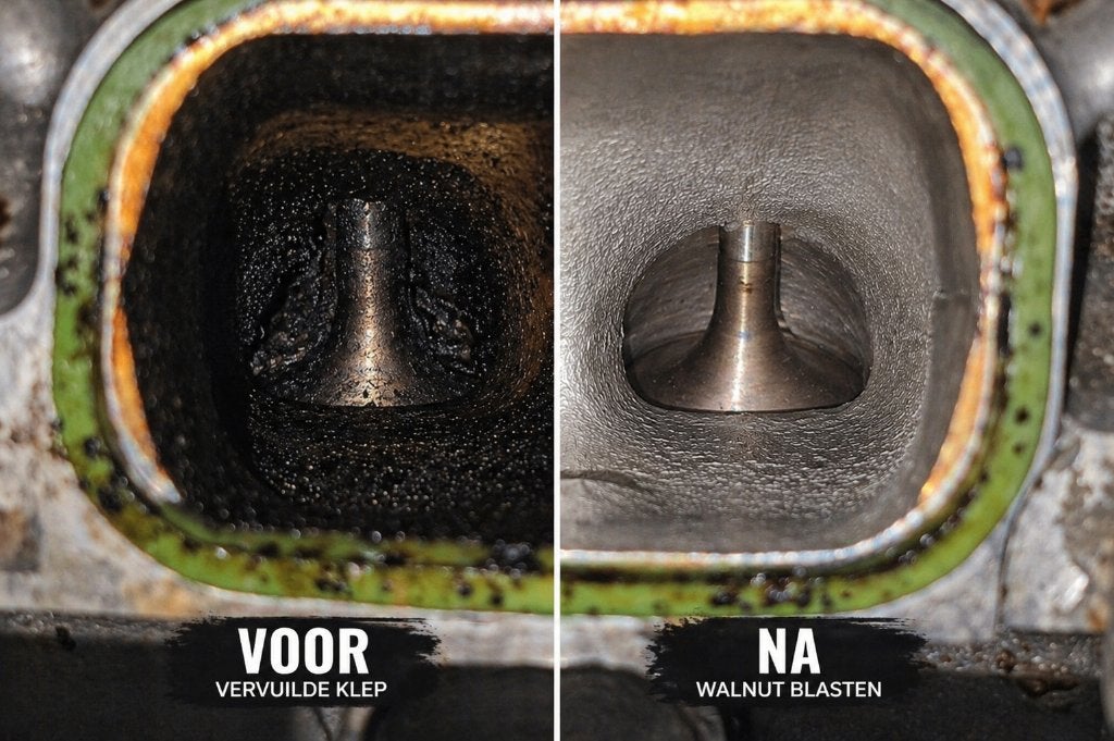 Walnut blasting / kleppen reinigen, Ophalen