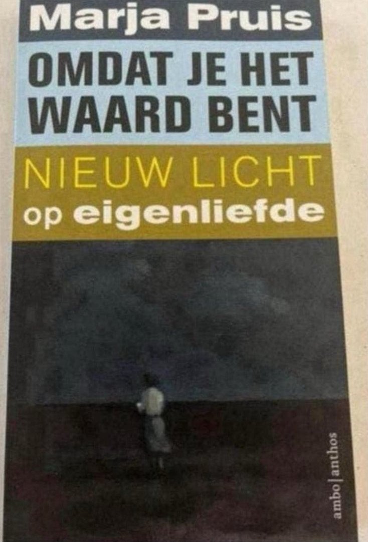 Marja Pruis - Omdat je het waard bent: Nieuw licht op eigenl, Boeken, Ophalen of Verzenden, Zo goed als nieuw