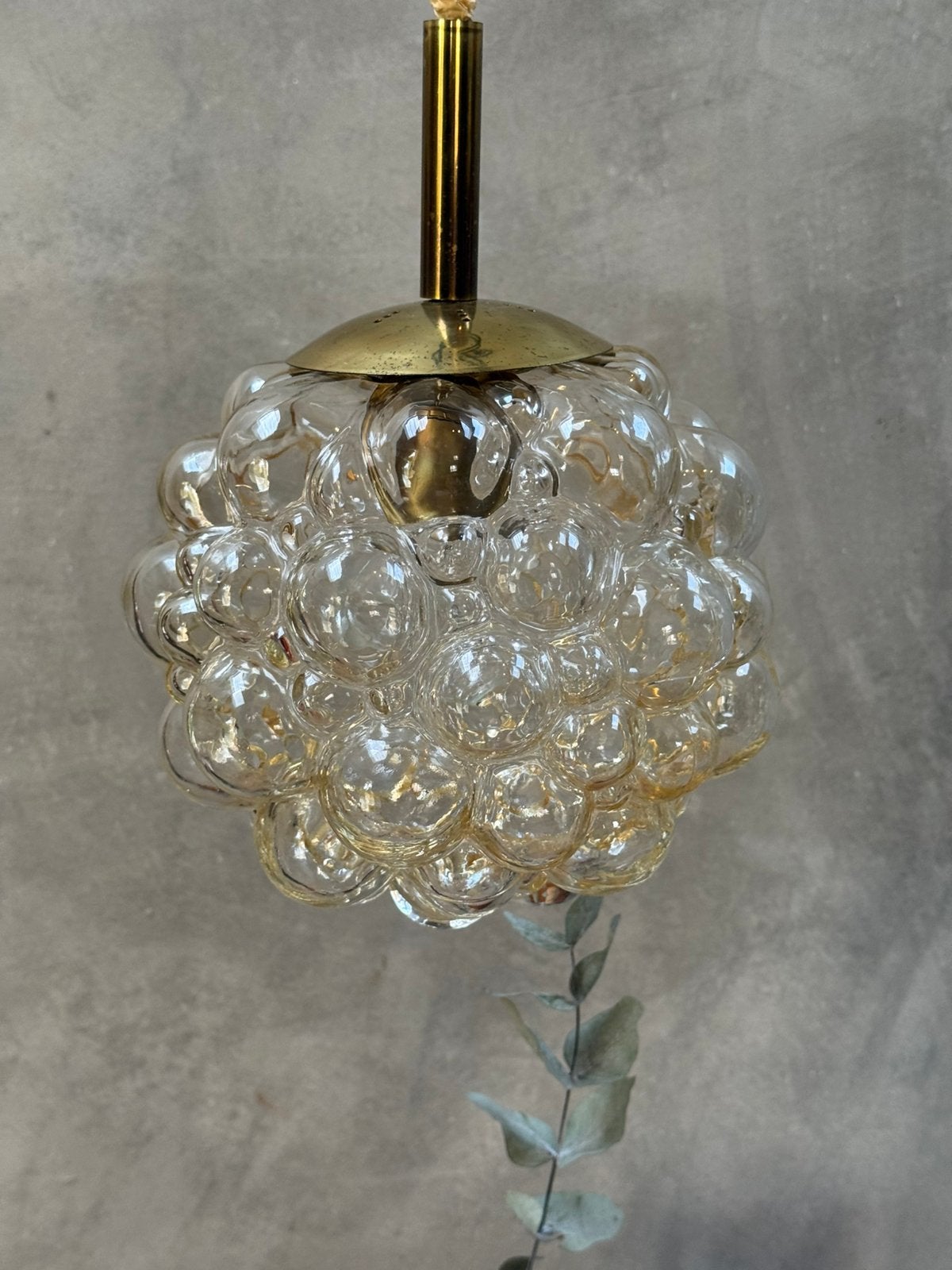 Vintage design lamp - Helena Tynell - Bubble hanglamp, Gebruikt, Q, Q, Ophalen of Verzenden