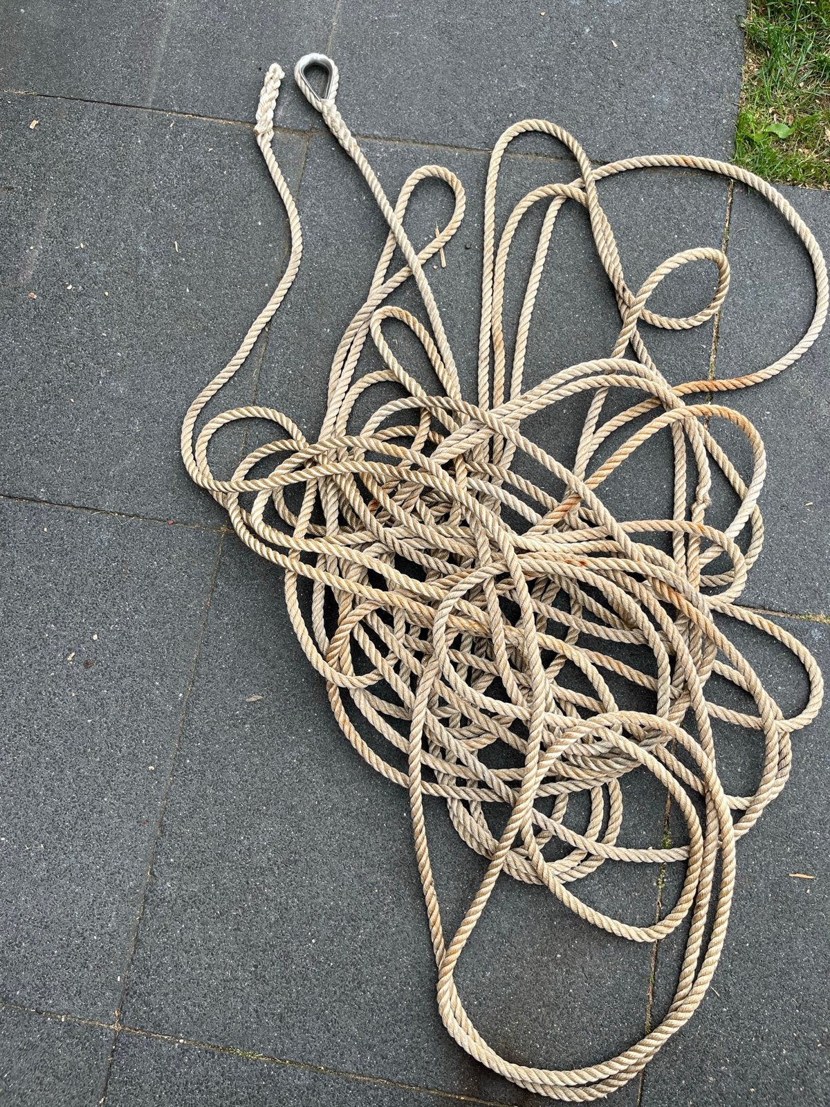 Stevig touw - 28,5 meter lang, Ophalen of Verzenden, Gebruikt