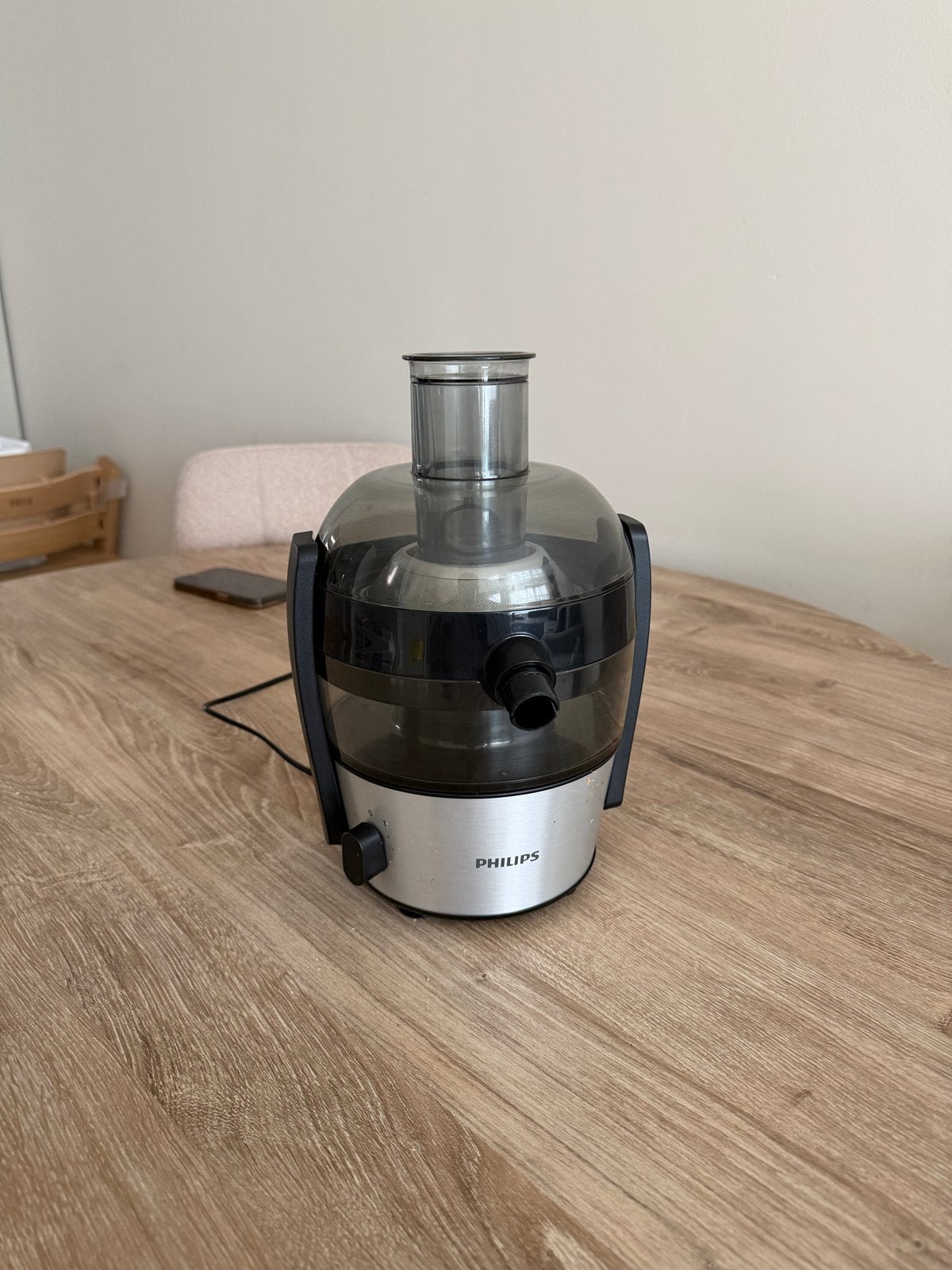 Philips Sapcentrifuge - Zo goed als nieuw, Witgoed en Apparatuur, Juicers, Ophalen, Zo goed als nieuw, Elektrisch, Sapcentrifuge
