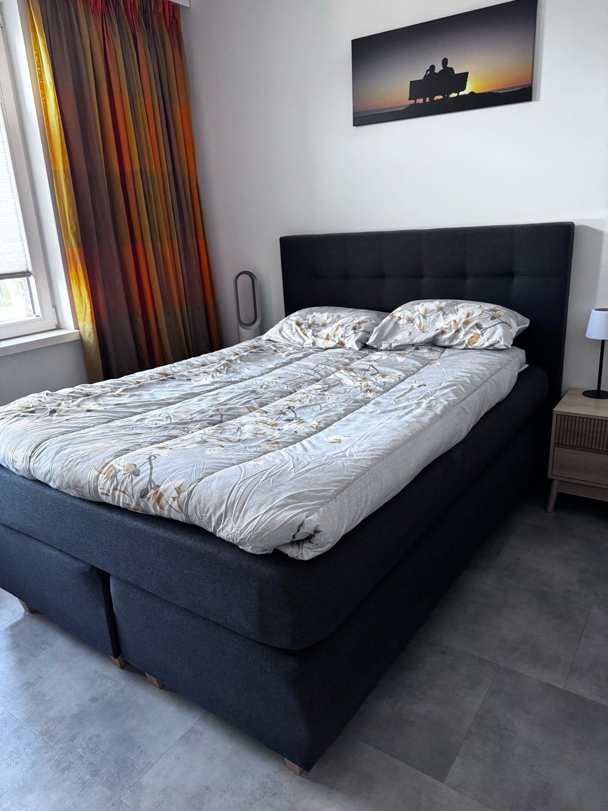 Boxspring 140x200 met topmatras - Zo goed als nieuw