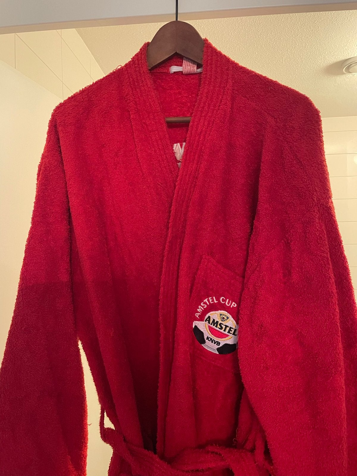 Collectors Item: Amstel Cup Finale Badjas - ZGAN XL, Ophalen of Verzenden, Zo goed als nieuw