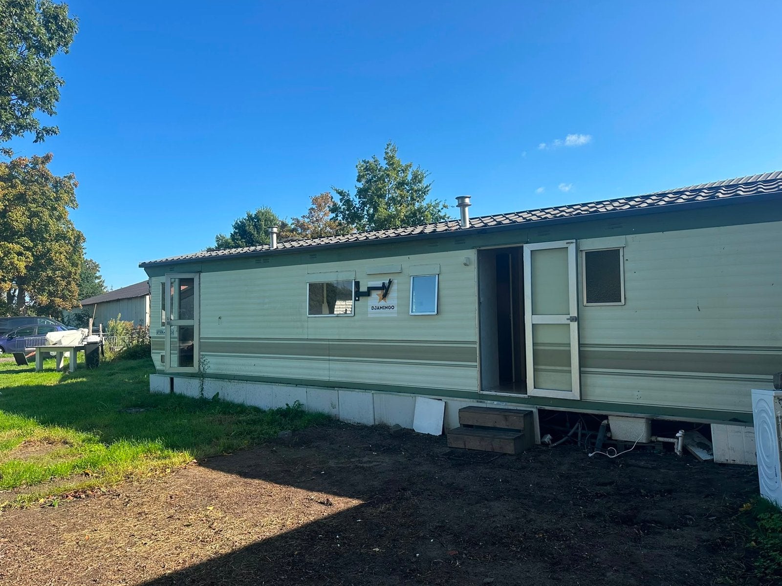 Ruime stacaravan 3,7 x 10,5 m boiler, vaatwasser & isolatie, Caravans en Kamperen