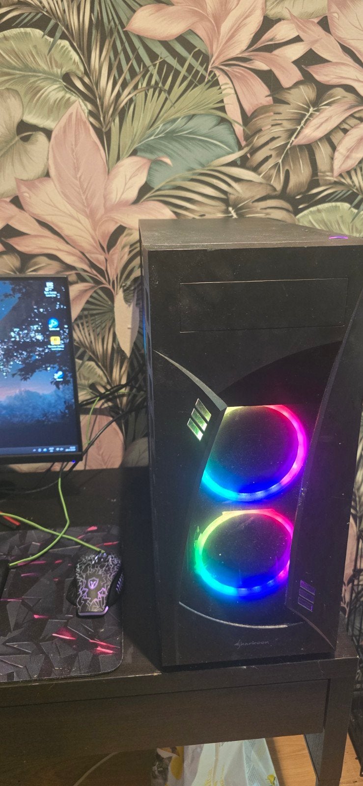 Gaming PC setup met RTX 4060, i7-7700K, 32GB RAM, Computers en Software, Met monitor, Gebruikt, 32 GB, Onbekend
